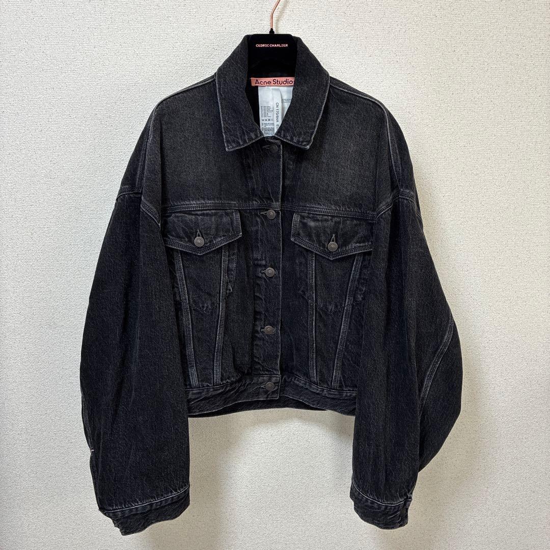 Acne Studios ブラックデニムジャケット　サイズ36