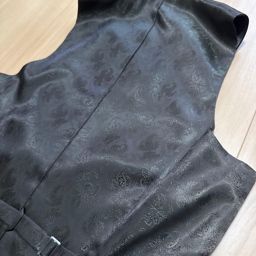 【美品】オーダースーツ スリーピース ダークネイビー