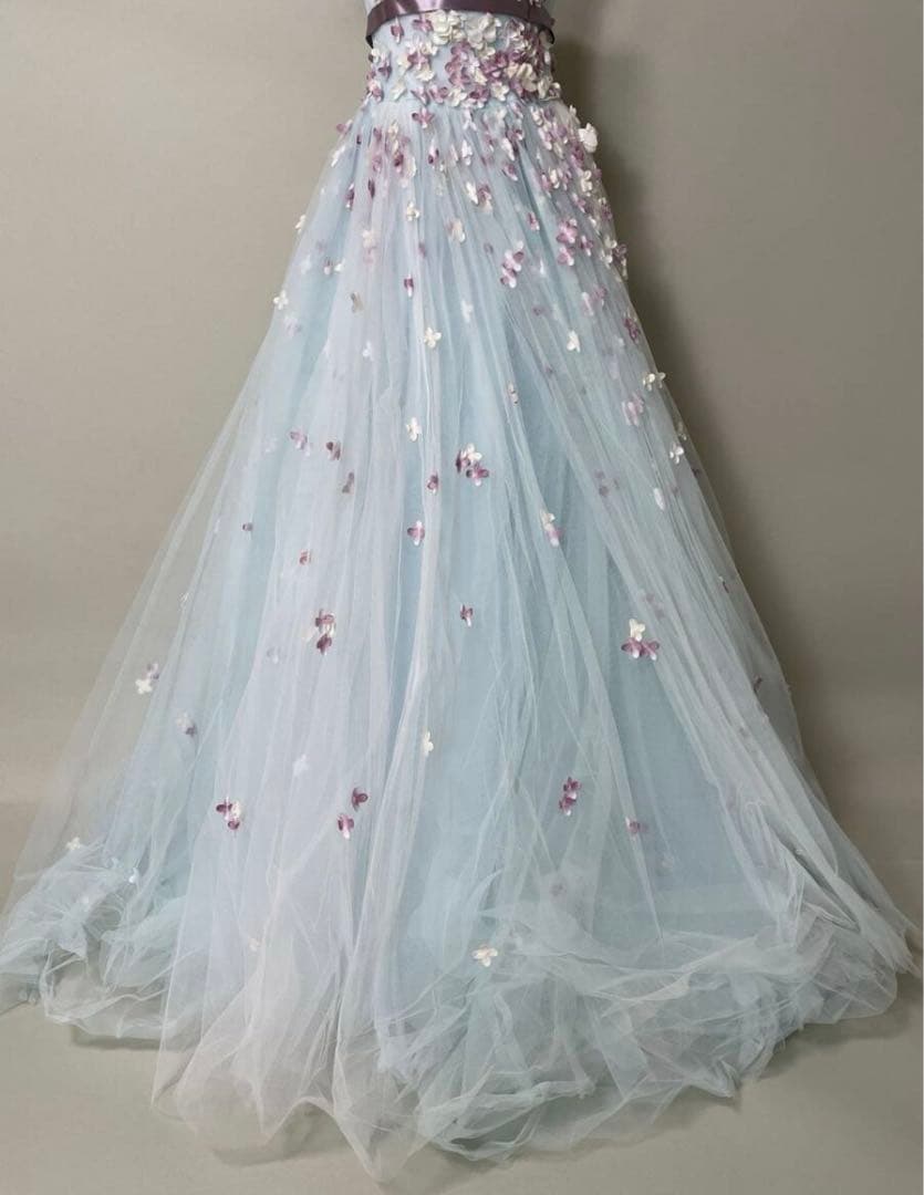 希少✨大人気✨キヨコハタ カラードレス 5〜9号　披露宴 ティファニーブルー