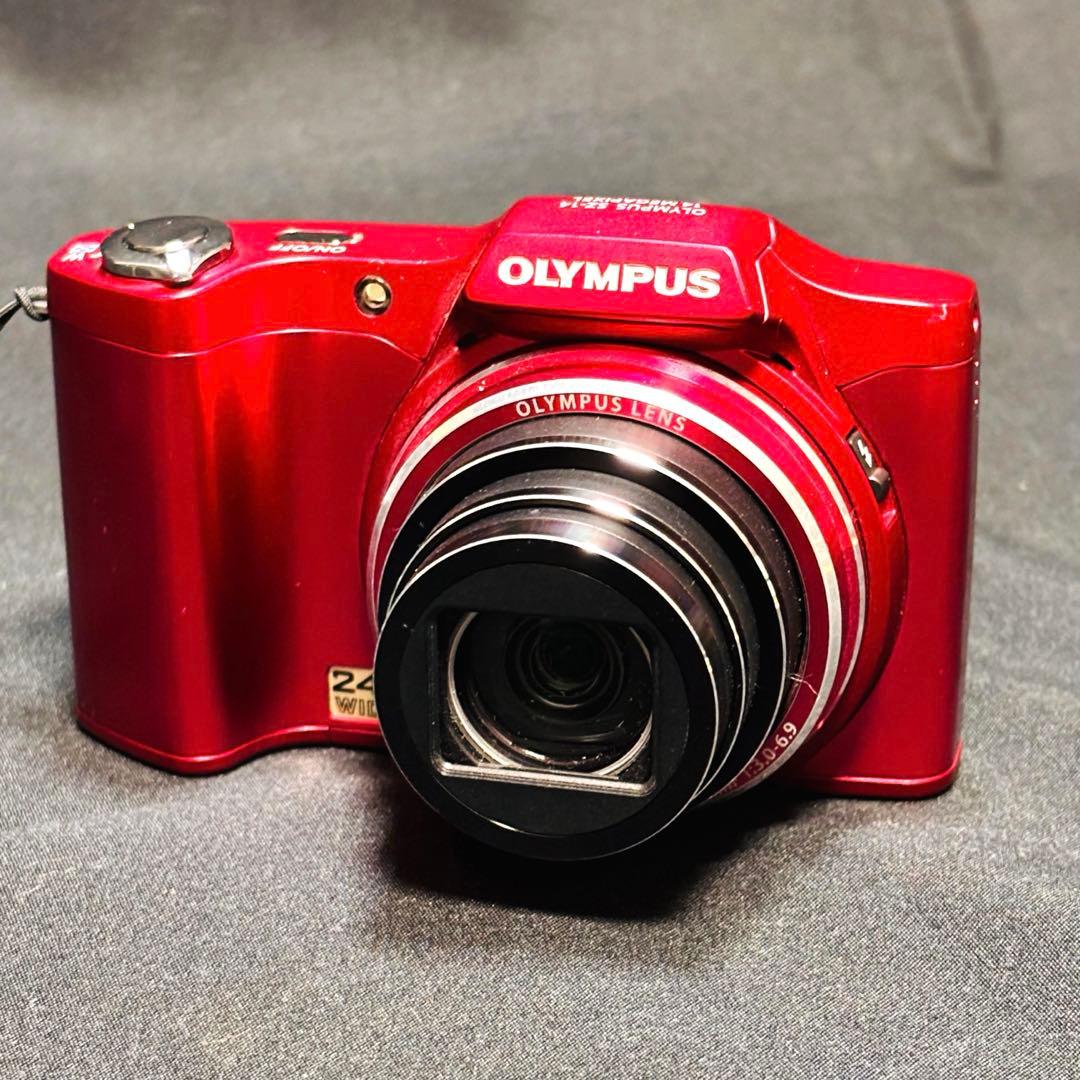 OLYMPUS SZ-14 レッド　デジタルカメラ