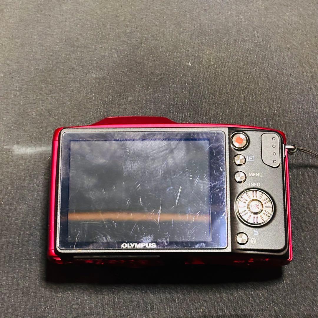 OLYMPUS SZ-14 レッド　デジタルカメラ