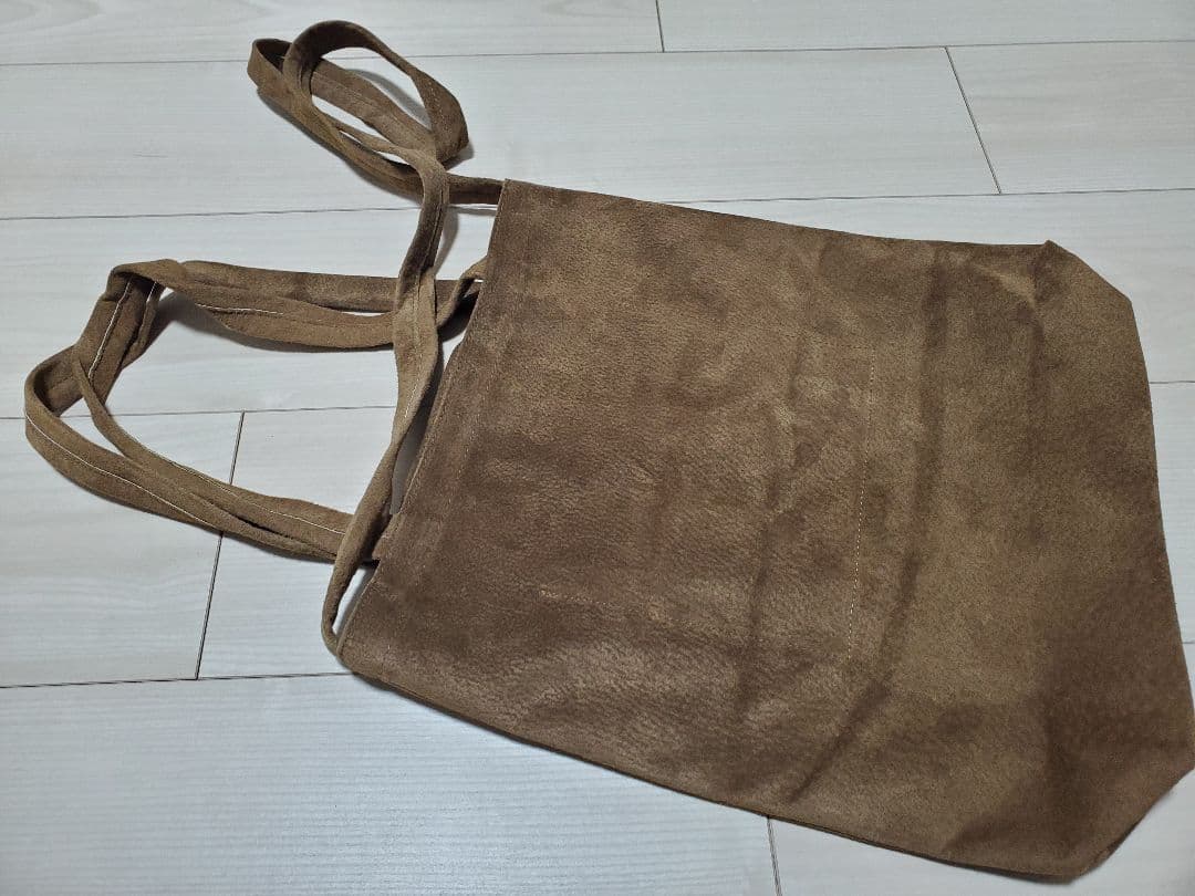 再掲！DECi ブラウン スエード ショルダーバッグ