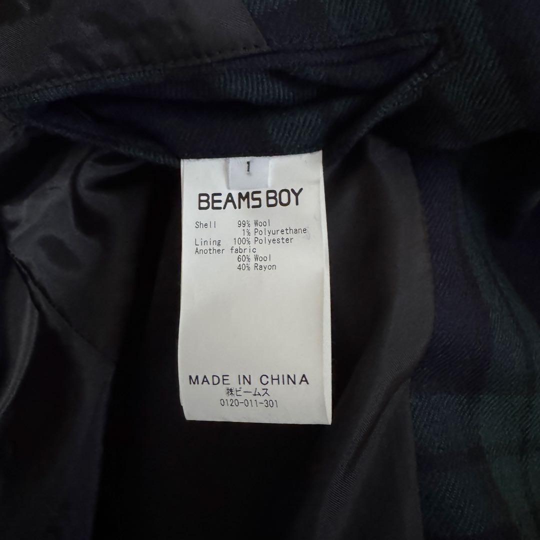 BEAMS BOY ブレザー セットアップ BLACK WATCH