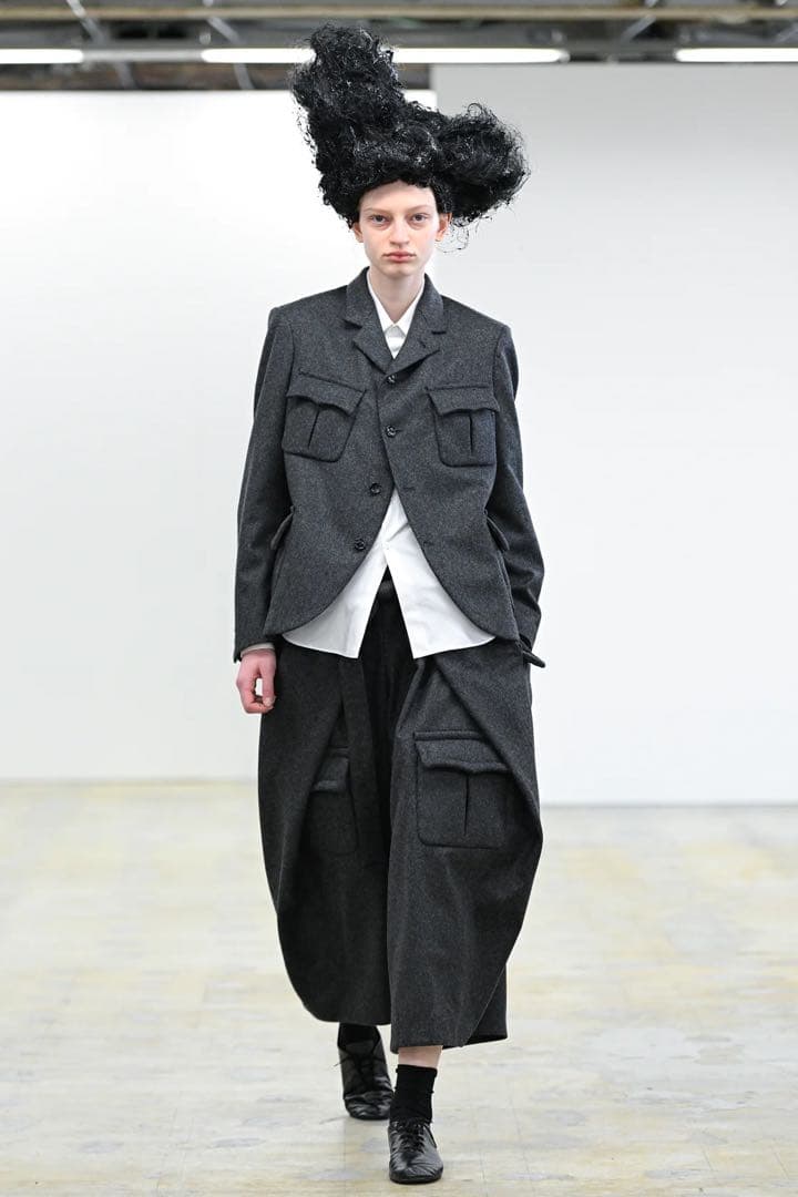 今季　ウールナイロンフラノ　パンツ　2025AW