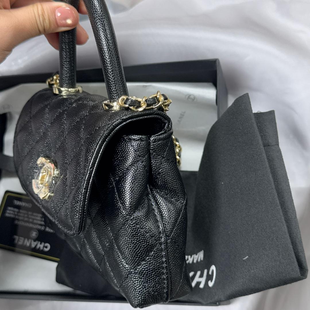 VIP限定✨非売品ブラック キルティング ハンドバッグ