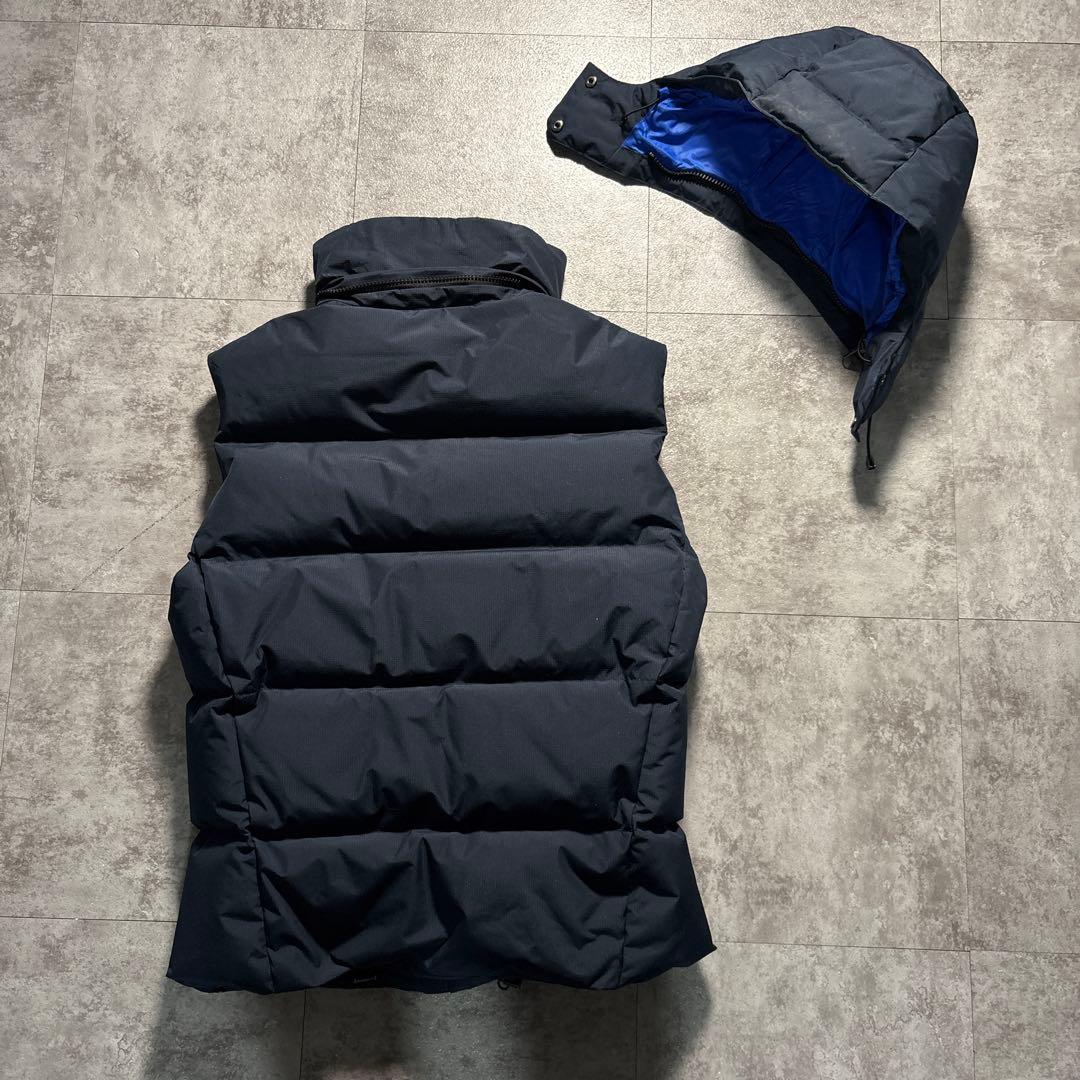 ラルフローレン　ビッグポニー 2way ダウンベスト　ネイビー　ドローコード