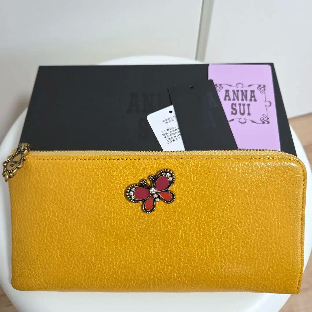 【✴️極美品・未使用✴️】ANNA SUI★アナスイ　ファスナー長財布