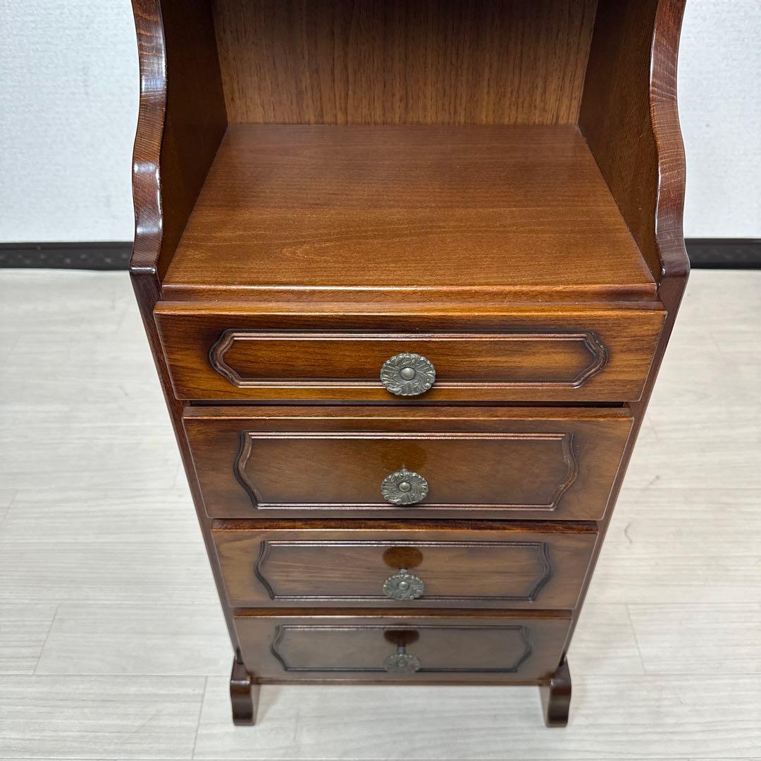 カリモク コロニアル 電話台 TEL台 FAX台 サイドテーブル i4※