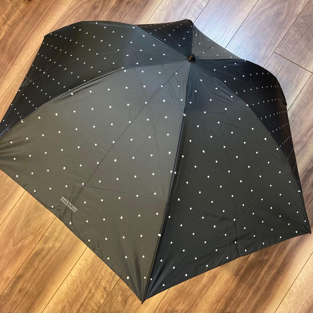 マッキントッシュ　バーブレラ　雨天兼用　UV 水玉　遮光99% 大きめ 55㎝