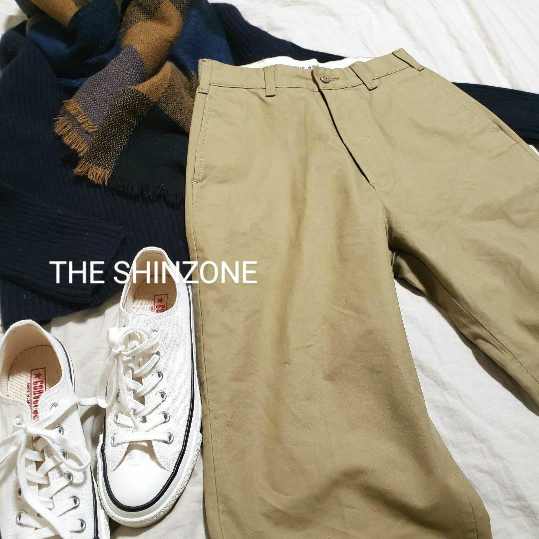 THE SHINZONE ザ シンゾーン ハイウエストチノパン ベージュ S