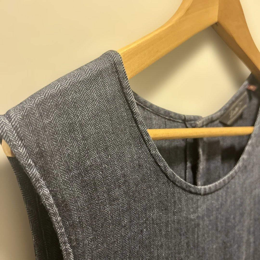 リゼッタ✴︎リネン100%✴︎ノースリーブロングワンピース✴︎ネイビー