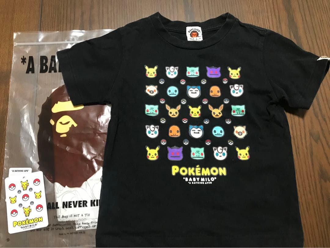 希少品　BAPE KIDS ポケモン　Tシャツ　110cm