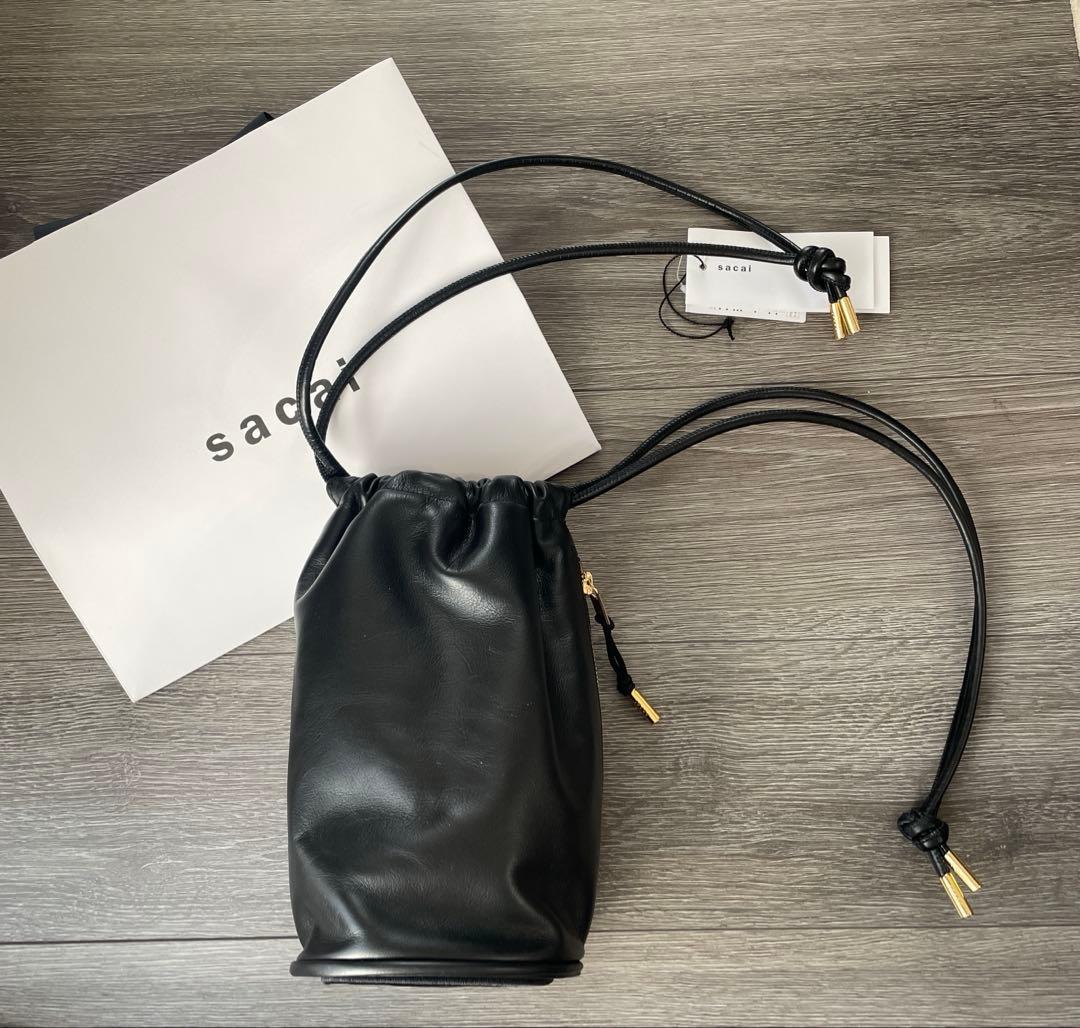 sacai s Drawstring Bag / Leather ユニセックス