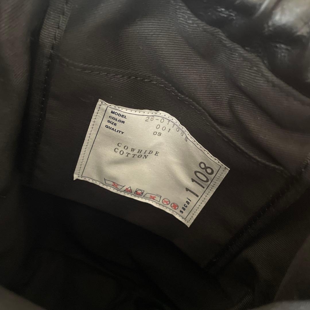 sacai s Drawstring Bag / Leather ユニセックス