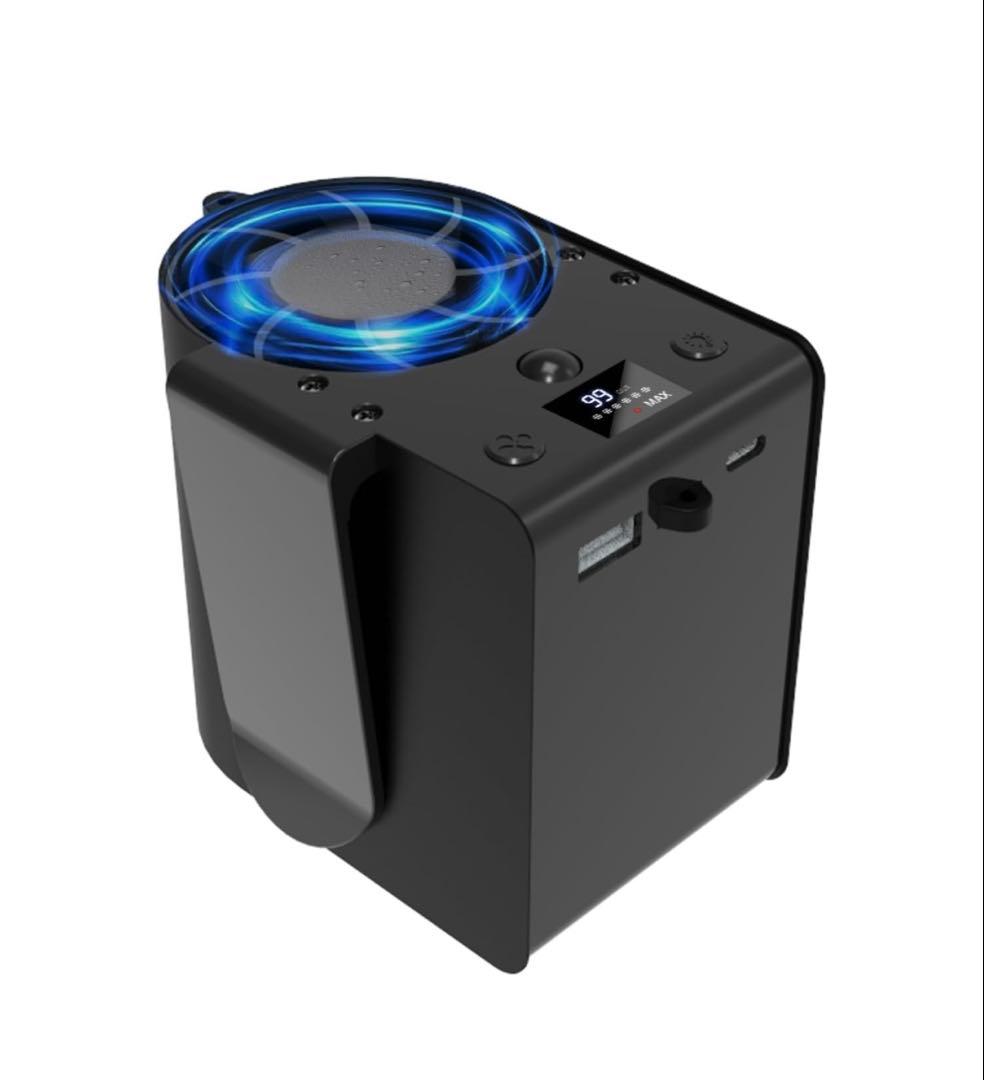 携帯扇風機 7段階風力調節 首掛け 腰掛け 卓上 USB充電 PSE認証済