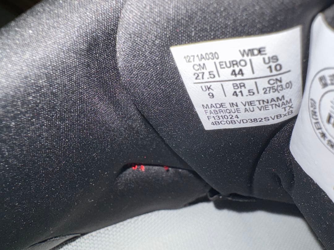 最終値下げ！！27.5cm ASICS BOAシステム安全靴 レッド ブラック