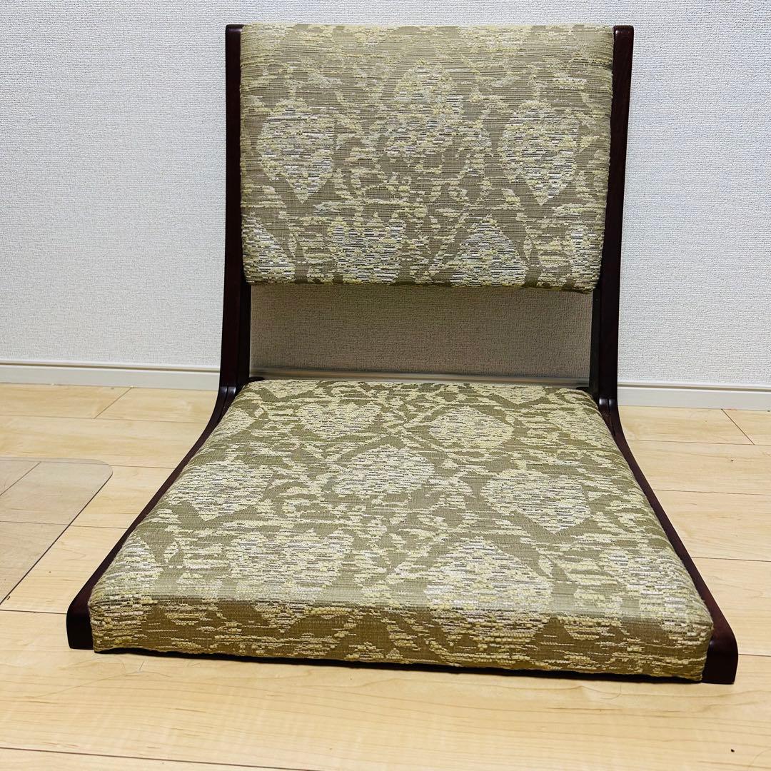 【希少】カリモク karimoku 折りたたみ 座椅子 和室 和家具 茶室 和風