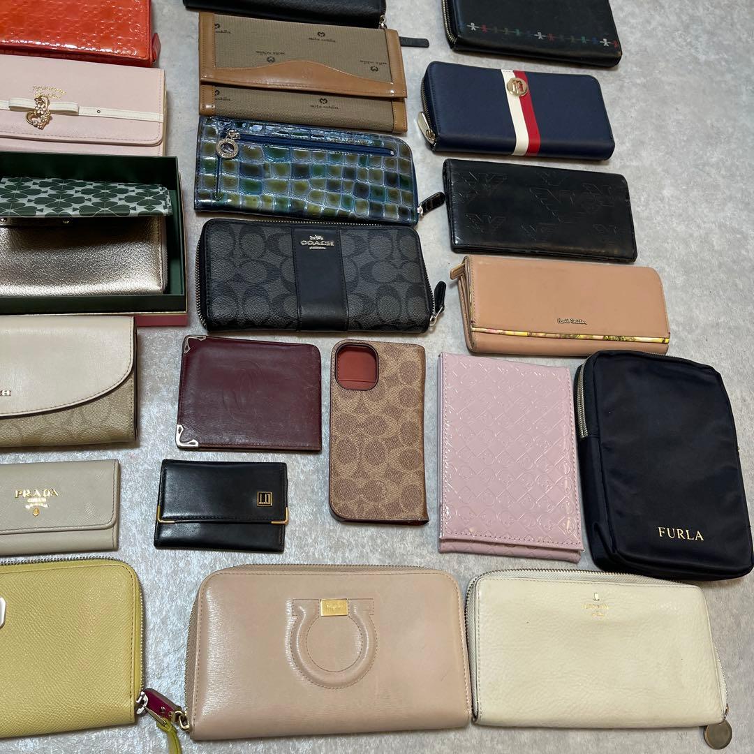 PRADA Ferragamo 長財布 まとめ売り セット 大量 小物 ブランド