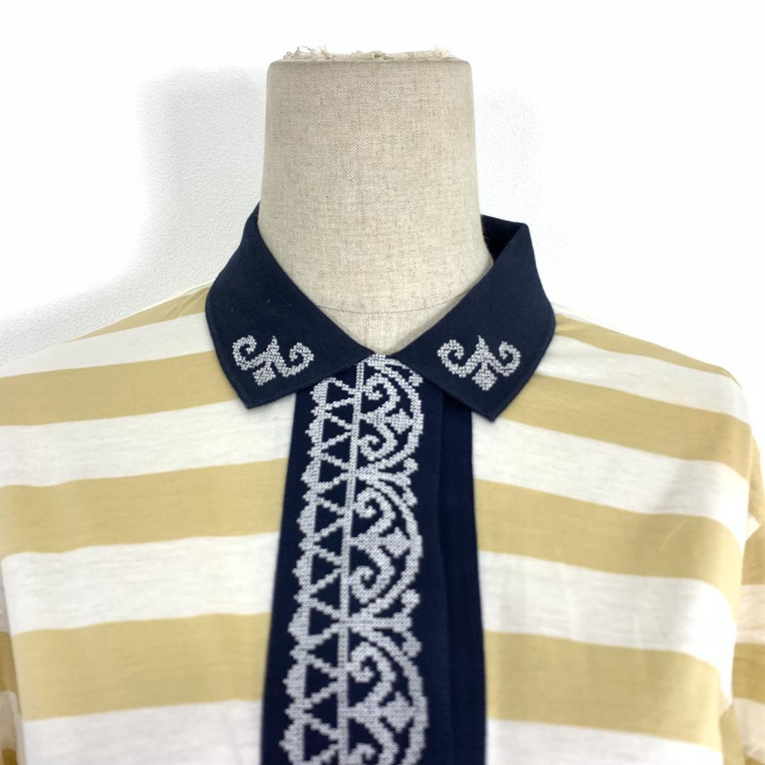 LA9451 クリスチャンディオール 長袖カットソー ベージュ 白 コットン L