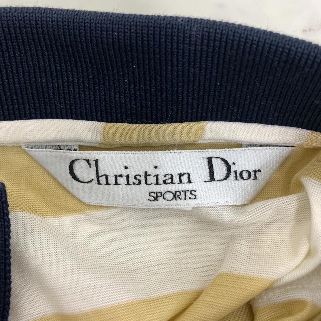 LA9451 クリスチャンディオール 長袖カットソー ベージュ 白 コットン L