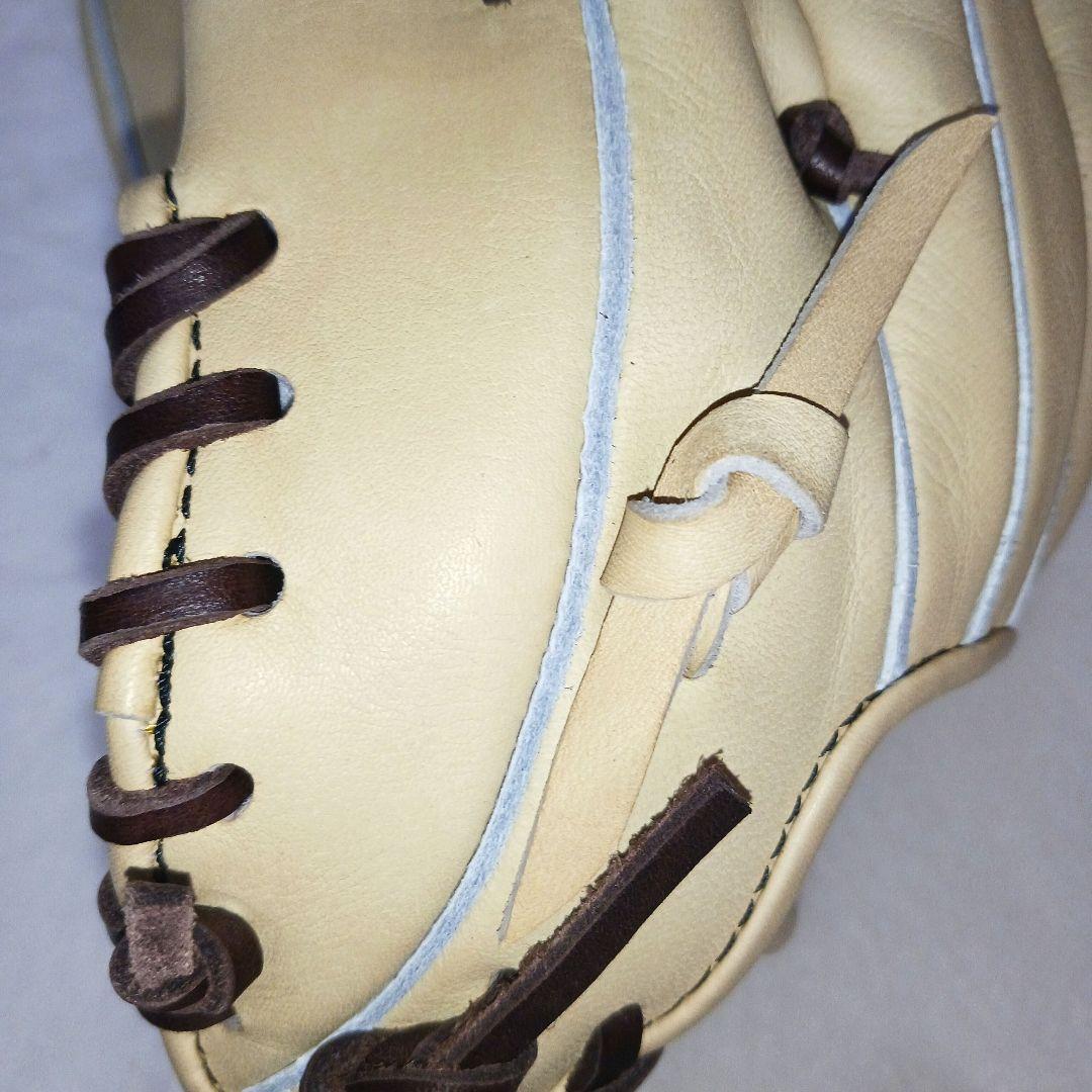 Zeems ベージュ 軟式グローブ526GGN　2023年限定 三方親 外野手用