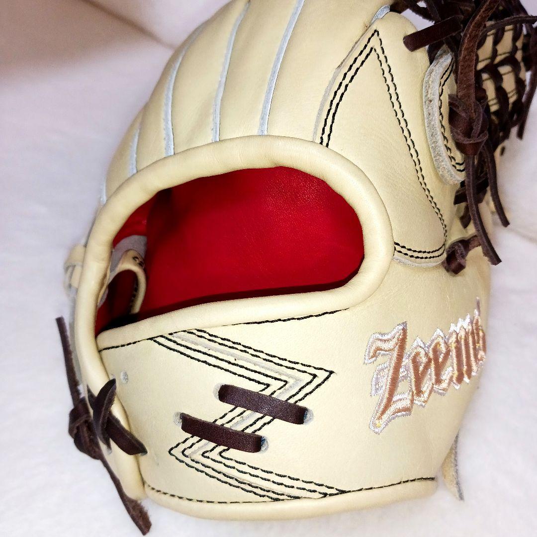 Zeems ベージュ 軟式グローブ526GGN　2023年限定 三方親 外野手用