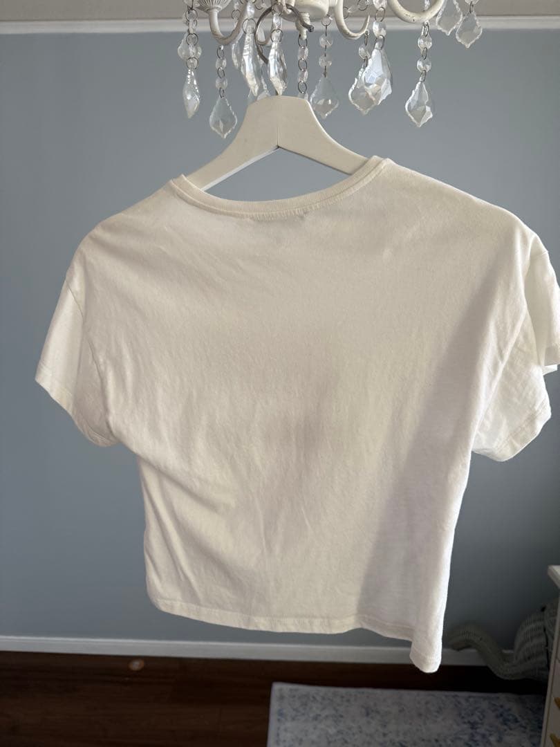 断捨離のペロ様　Dior MONTAGNE クロップドTシャツ ホワイト