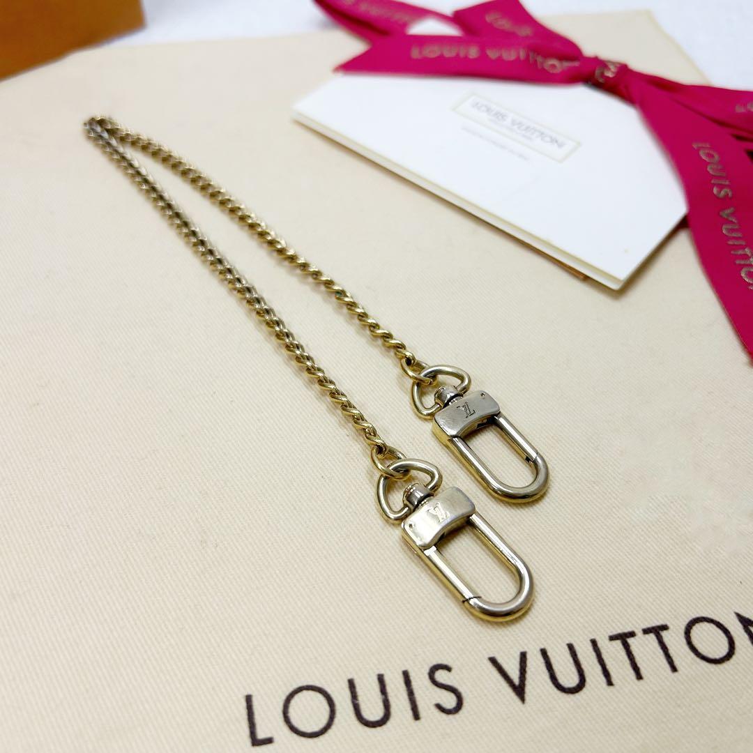 【極美品】ルイヴィトン☆ ゴールド 純正ウォレット チェーン