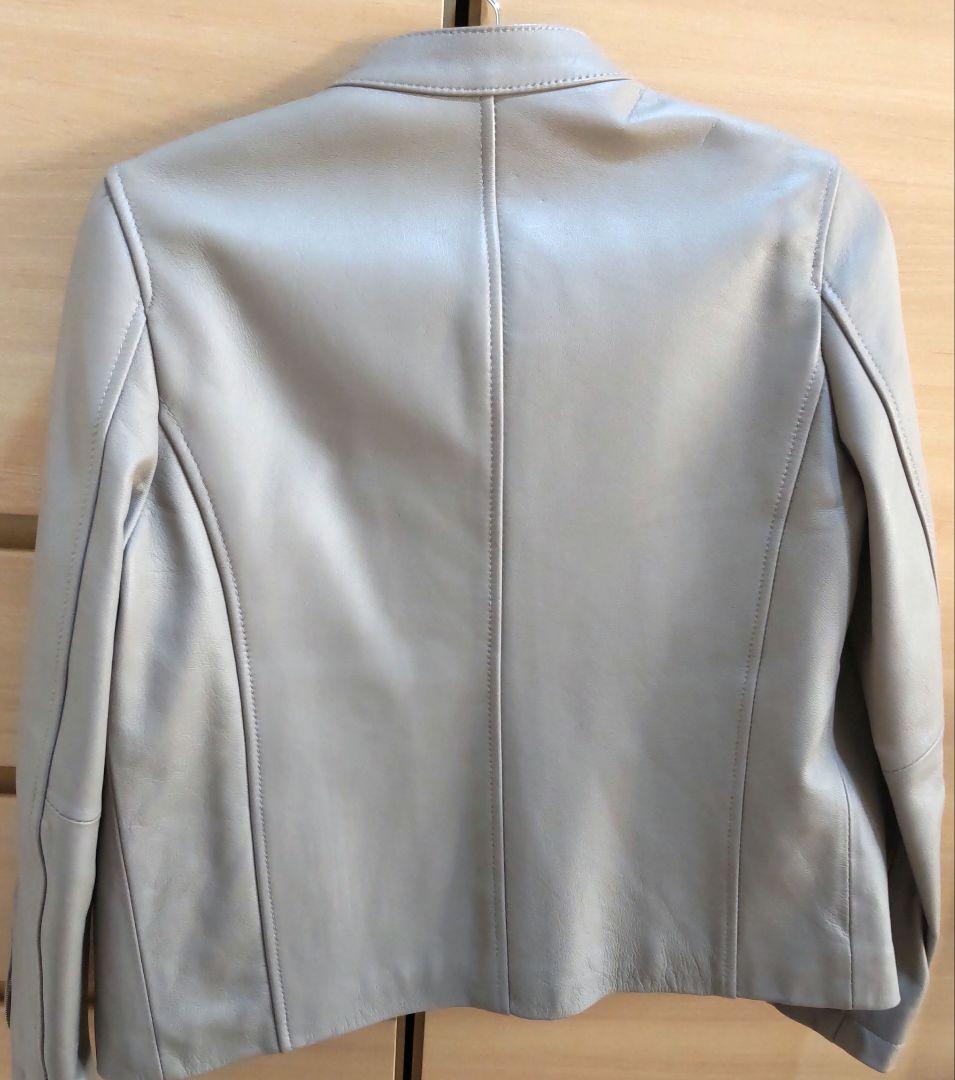 ITEMS URBAN RESEARCH ラムレザーシングルライダースジャケット