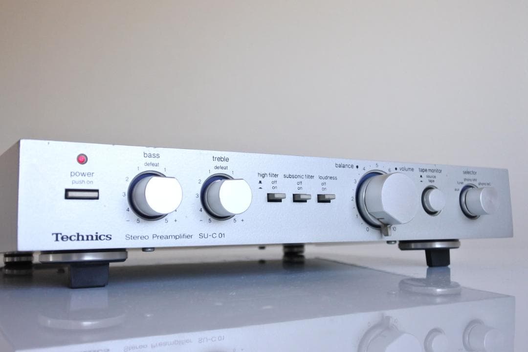 Technics SU-C01 プリアンプ オーバーホール済製品 正常動作品