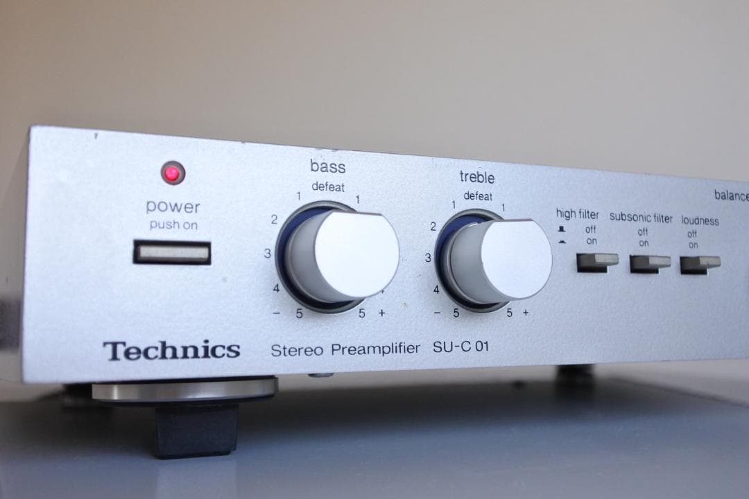 Technics SU-C01 プリアンプ オーバーホール済製品 正常動作品