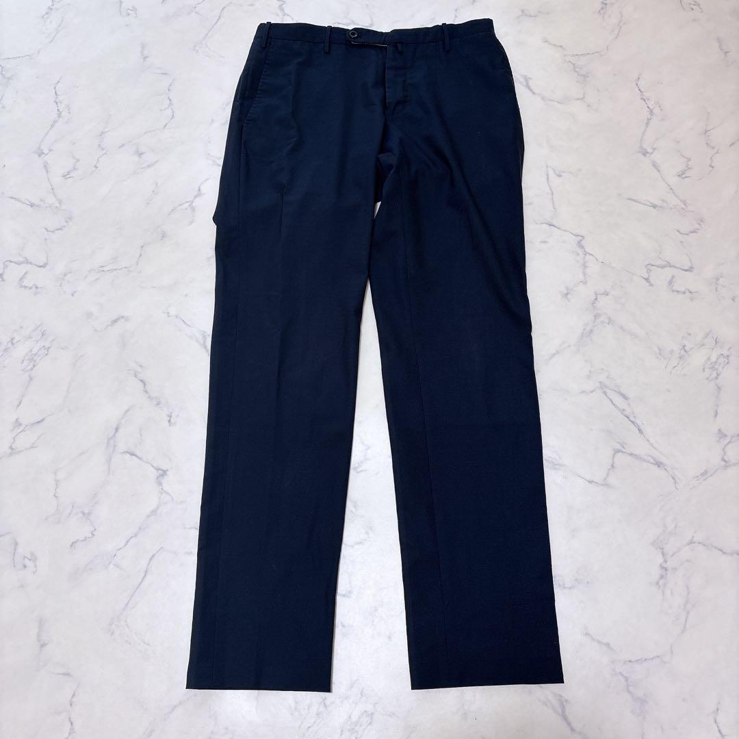 インコテックス スラックス SUPER130's ネイビー PT01 48