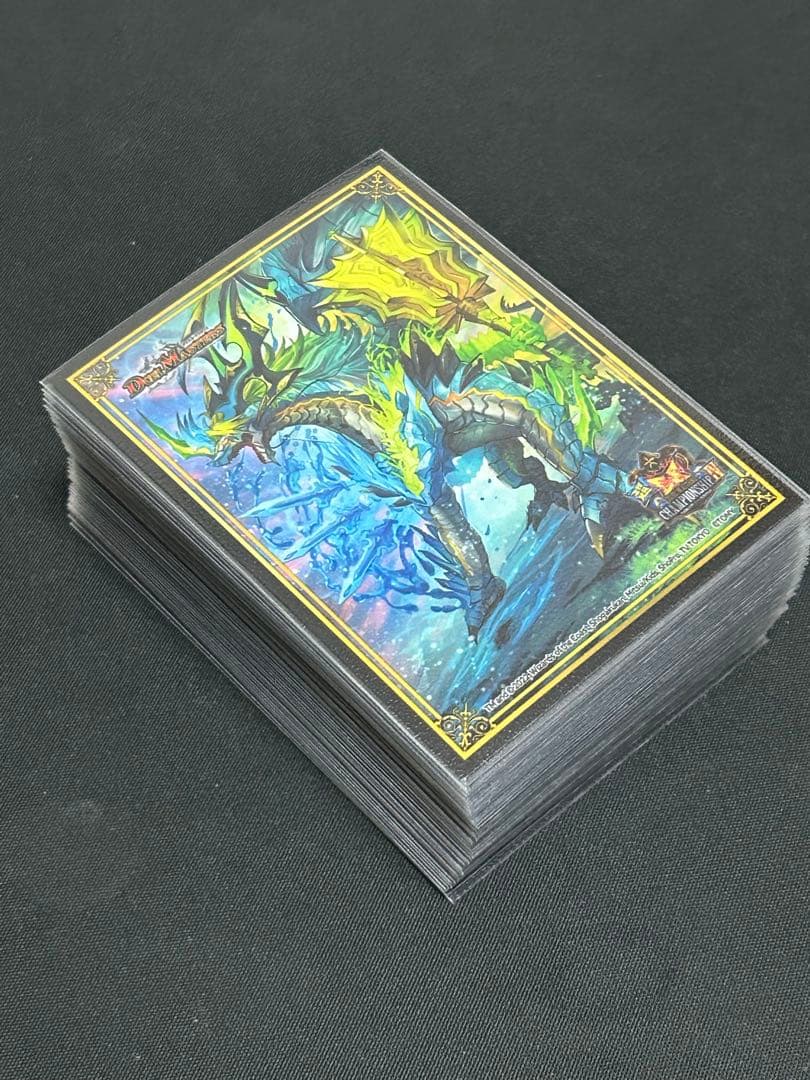 デュエルマスターズ デッキ シータ刃鬼 青赤緑刃鬼 スリーブ付