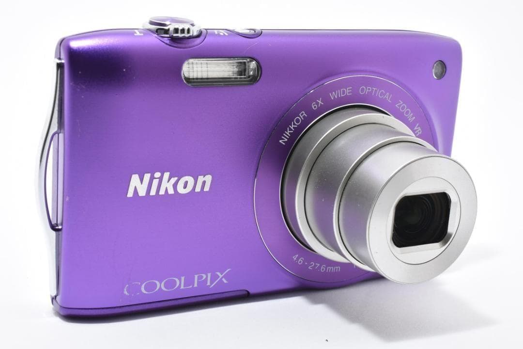【お値下げ歓迎・美品】　ニコン　Nikon COOLPIX S3300 パープル
