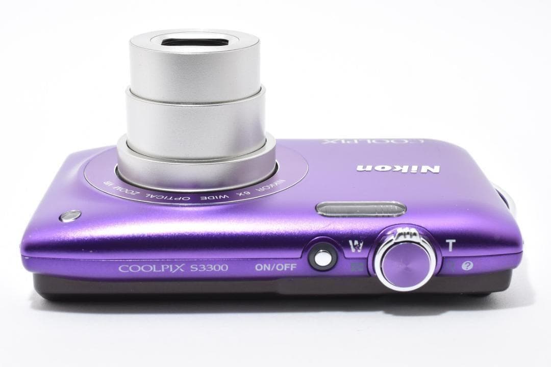 【お値下げ歓迎・美品】　ニコン　Nikon COOLPIX S3300 パープル