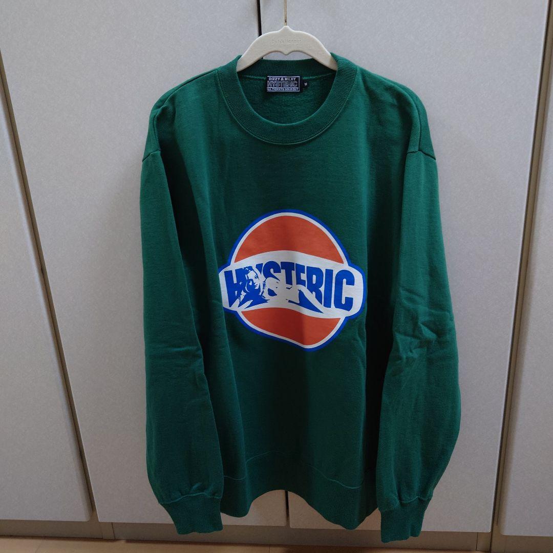 週末限定価格　HYSTERIC GLAMOUR スウェットMサイズ　グリーン