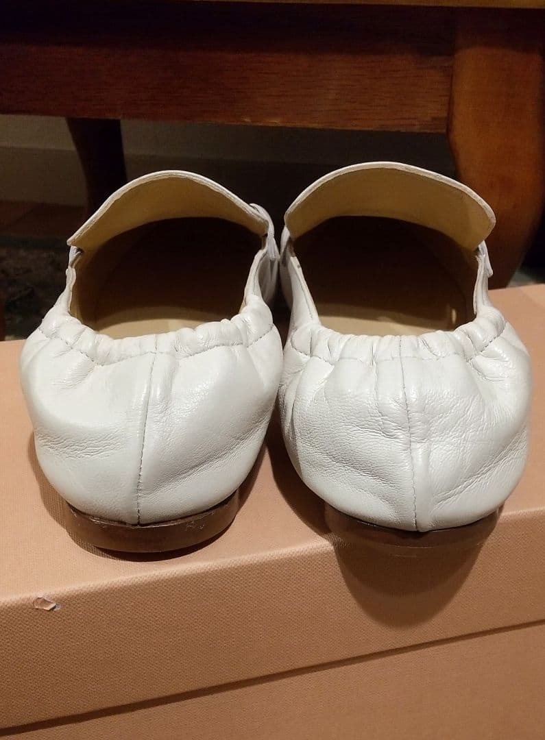 ファビオルスコーニ ビット フラットシューズ ローファー ホワイト