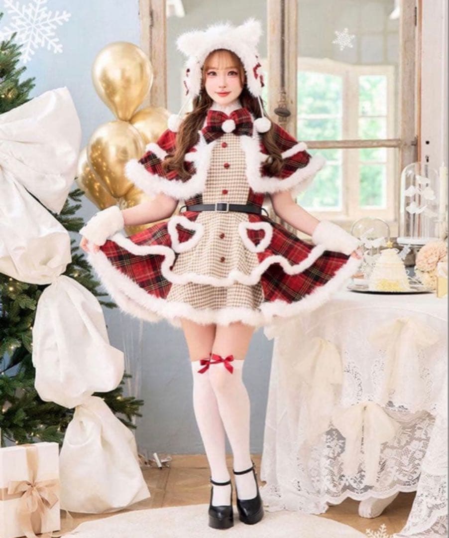 【専用】マリームーン ノエルクラシック千鳥キャットサンタ