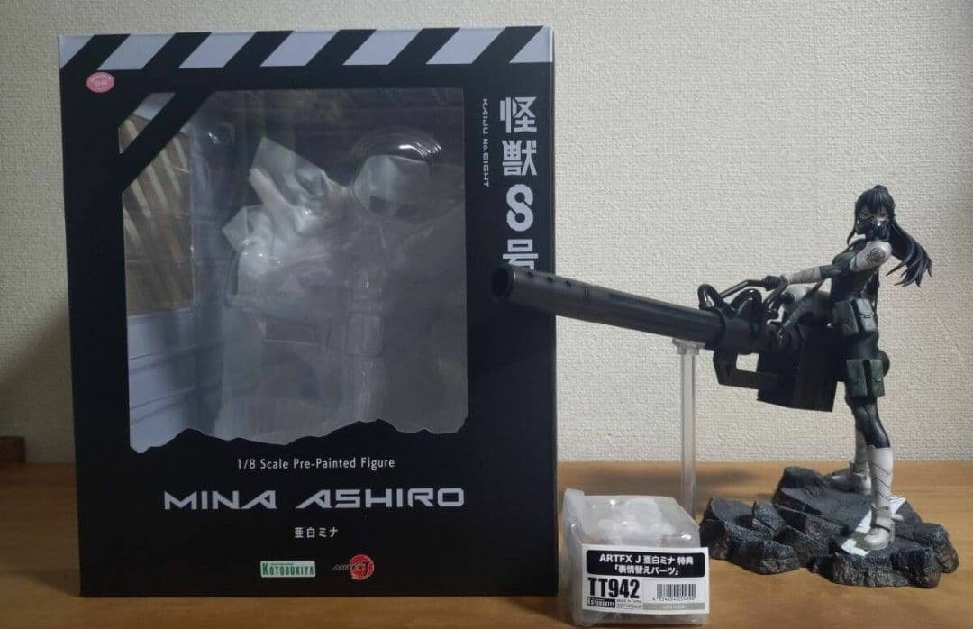 正規品　特典パーツ付き　ARTFX J 怪獣８号　亜白ミナ　フィギュア