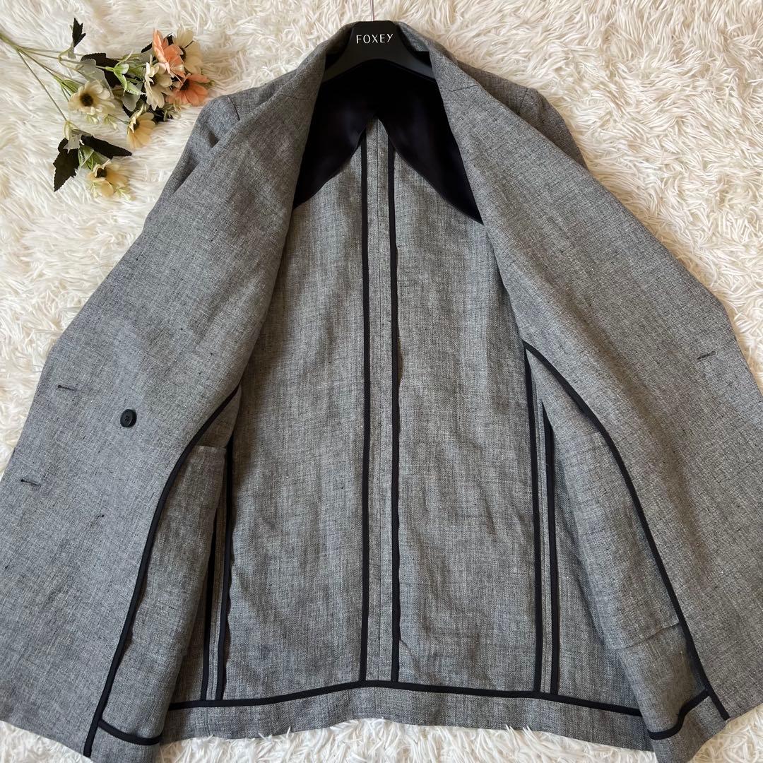 Deuxieme Classe エムクラス リネン ダブル ジャケット