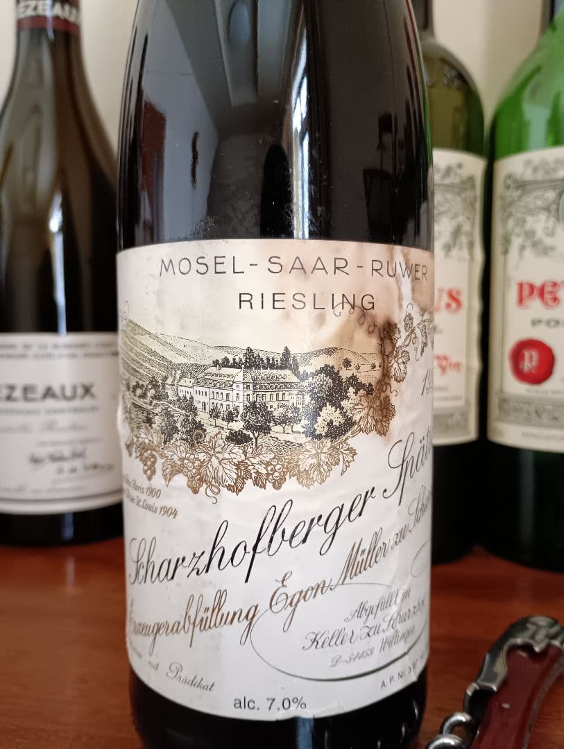 エゴン　ミュラー　シャルツホフベルガー　リースリングシュペトレーゼ　1996