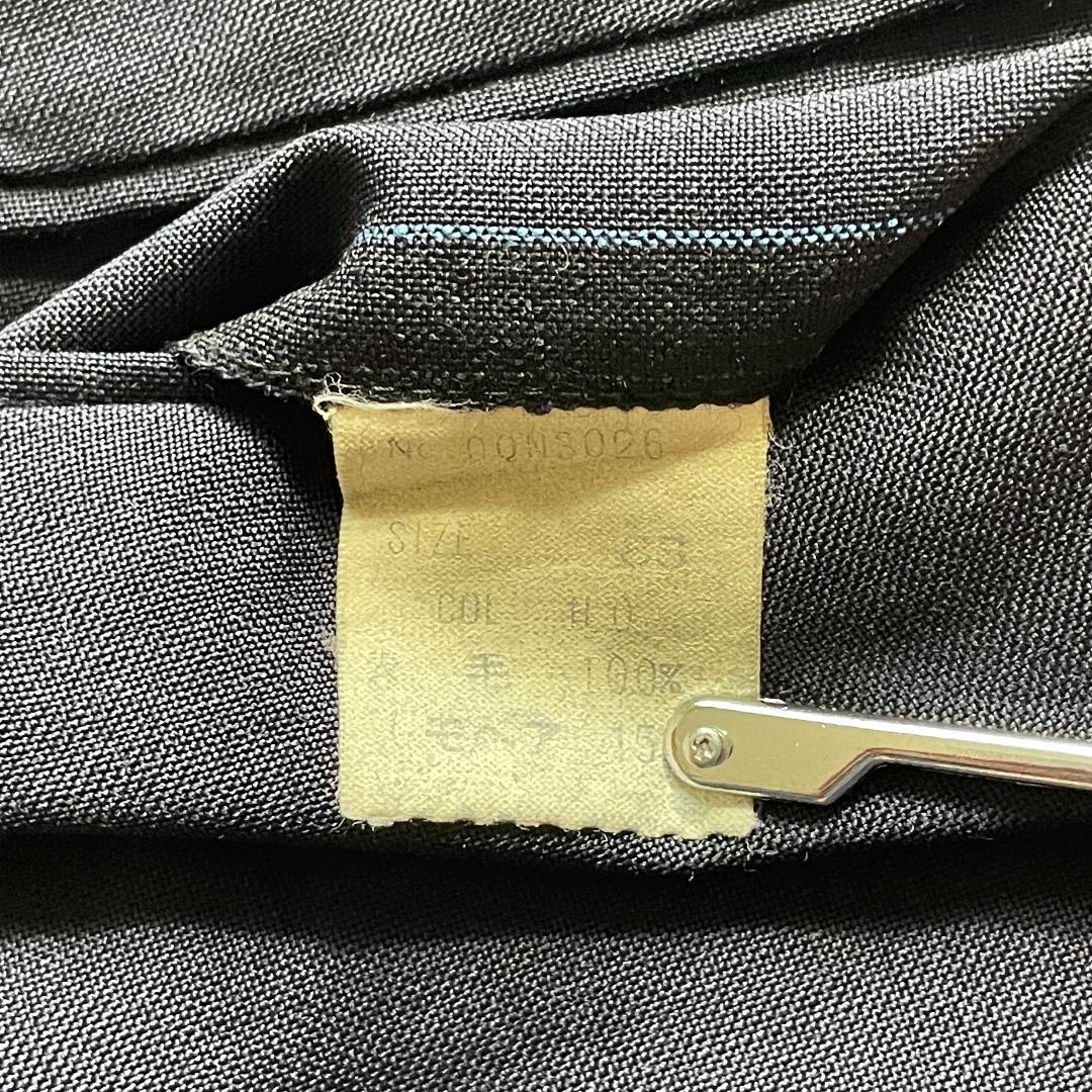 90s Dior モヘアレーヨン混 ブラックスラックス【W33】