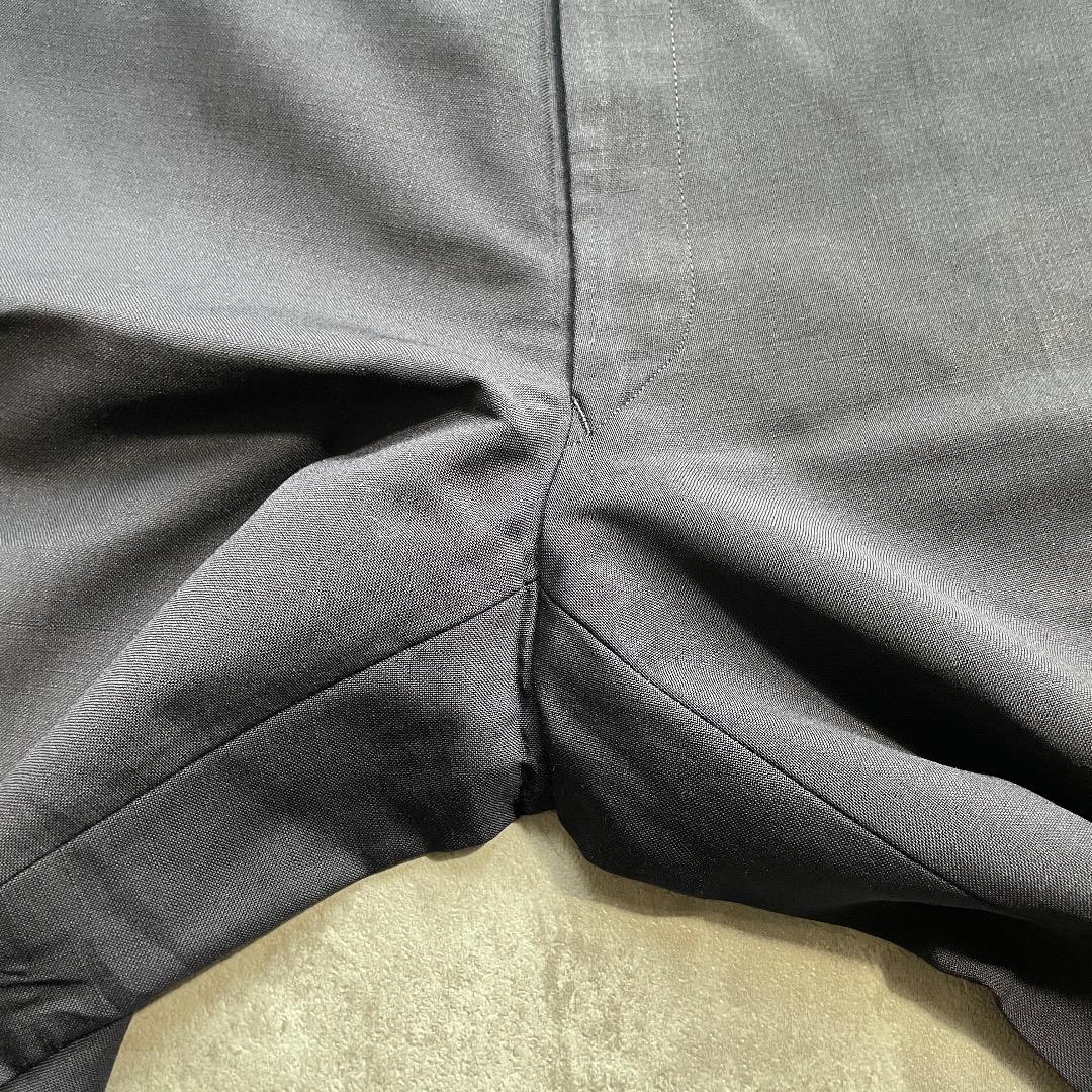 90s Dior モヘアレーヨン混 ブラックスラックス【W33】