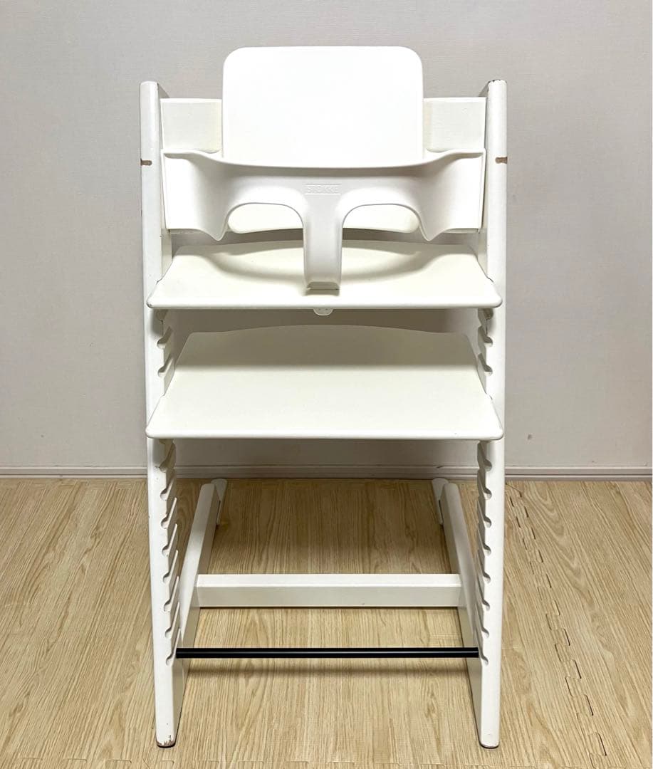 送料無料 ベビーガード 延長グライダー付き ストッケ トリップトラップ ホワイト