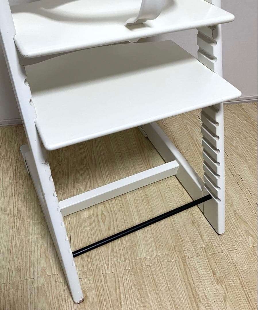 送料無料 ベビーガード 延長グライダー付き ストッケ トリップトラップ ホワイト