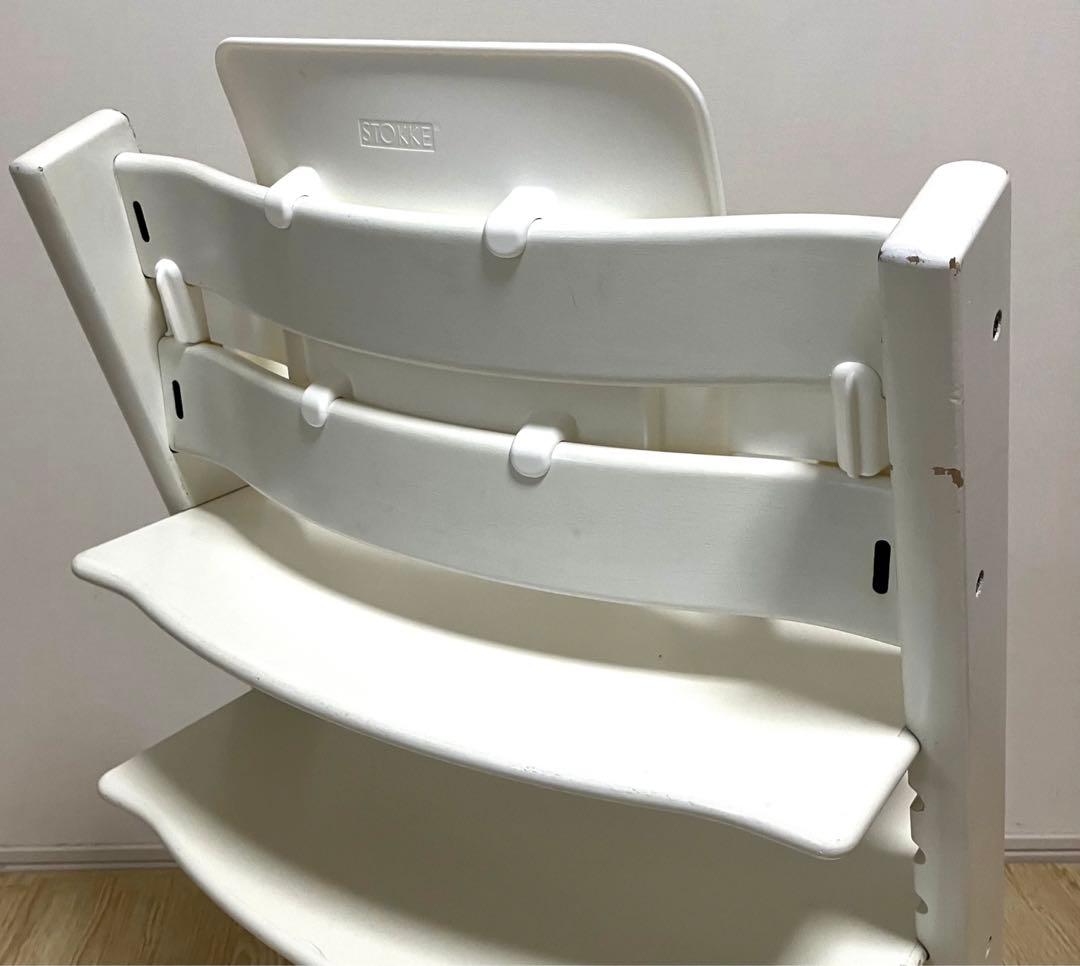 送料無料 ベビーガード 延長グライダー付き ストッケ トリップトラップ ホワイト