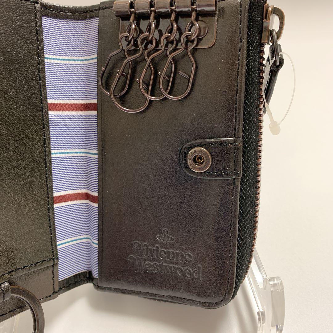 【新品】ヴィヴィアンウエストウッド 小銭入付キーケース コッパー オーブ　黒