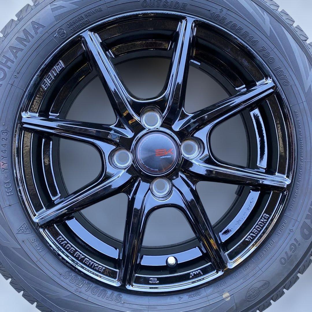 中古バリ溝‼️ヨコハマスタッドレスセット165/65R14 タンク、ルーミー