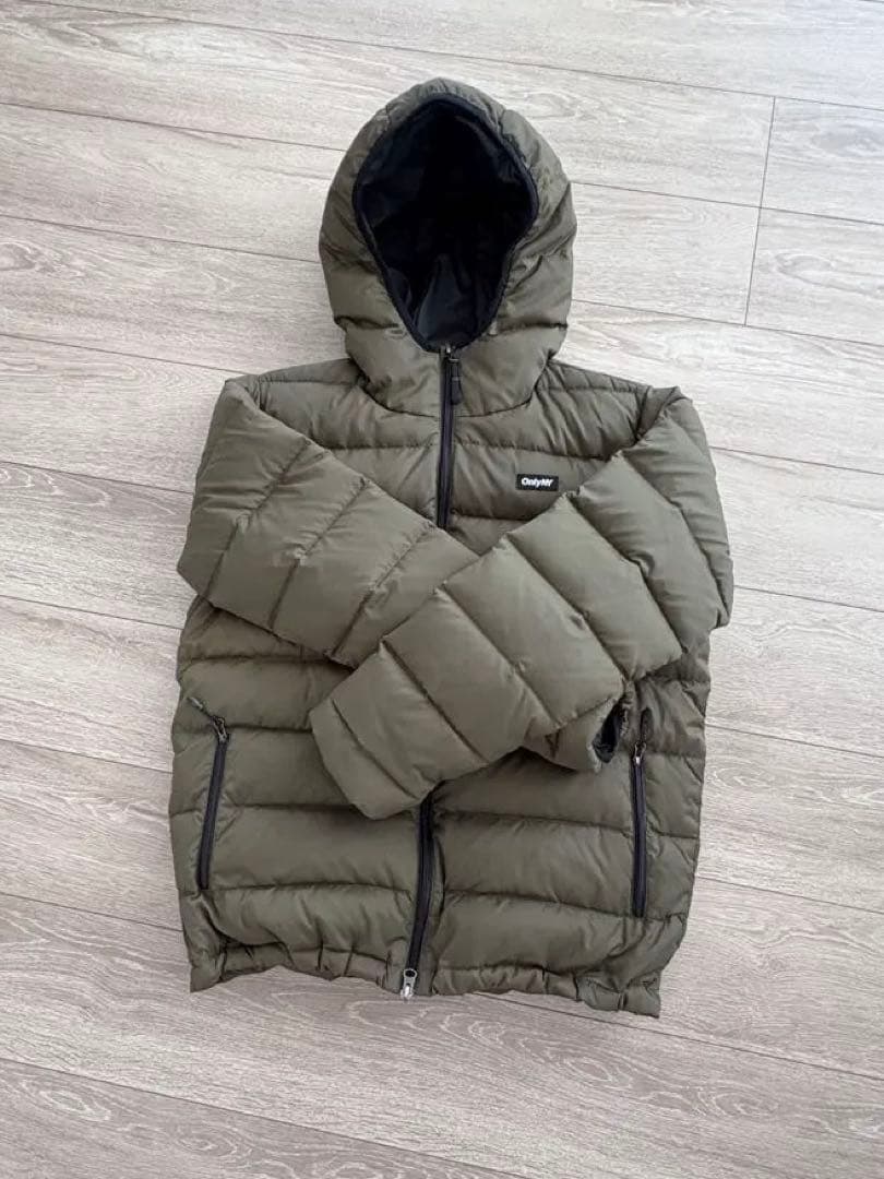 OnlyNY フード付きダウンジャケット オリーブドラブ