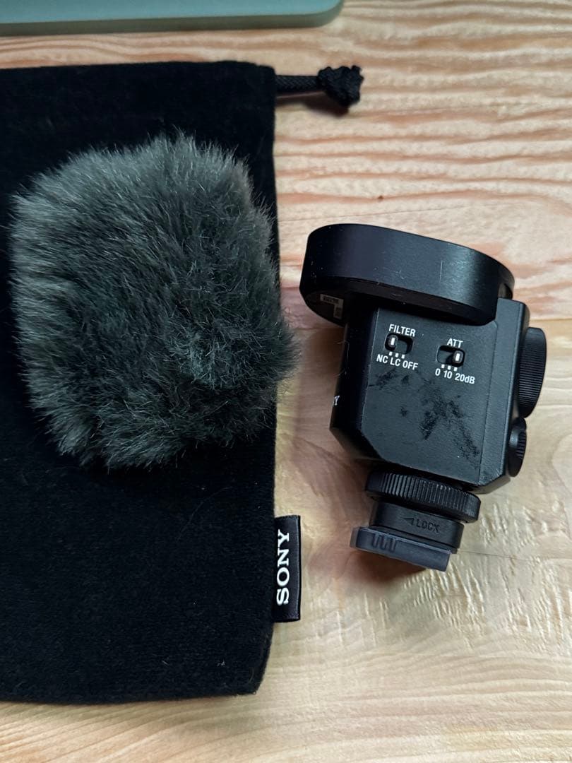 使用頻度少ないです。SONYショットガンマイクロホン ECM-B10
